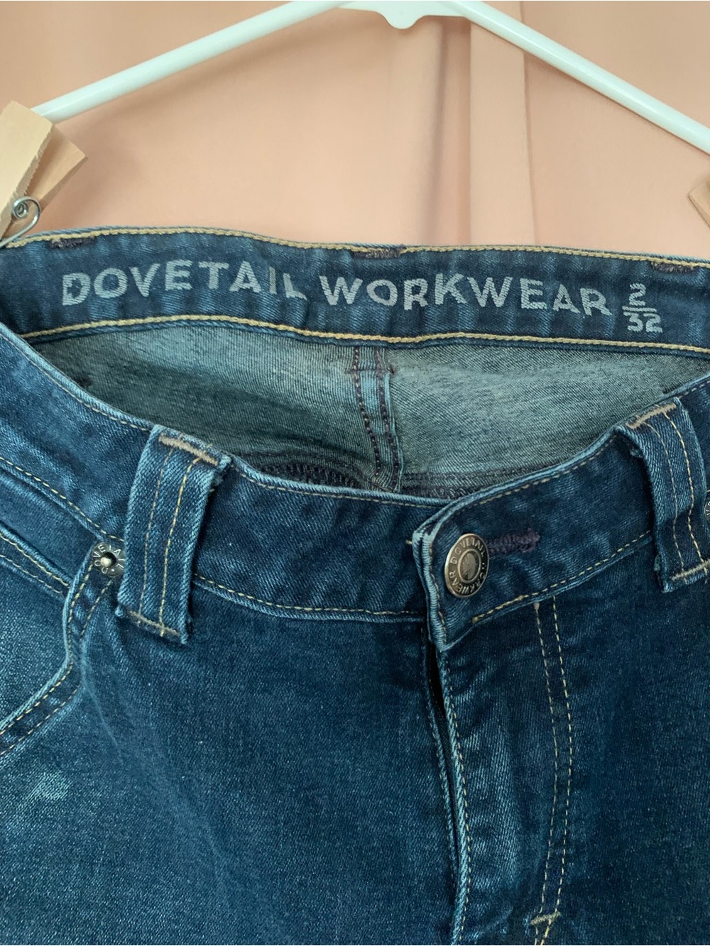 Women's Dovetail Workwear Maven Dark Blue Denim Jeans